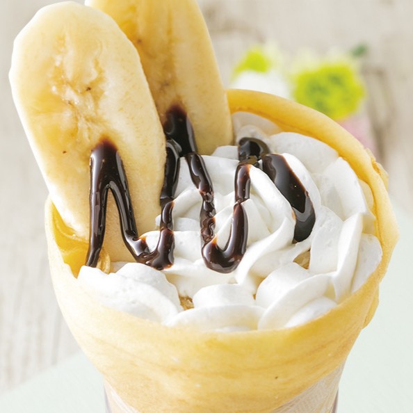 チョコバナナクレープ